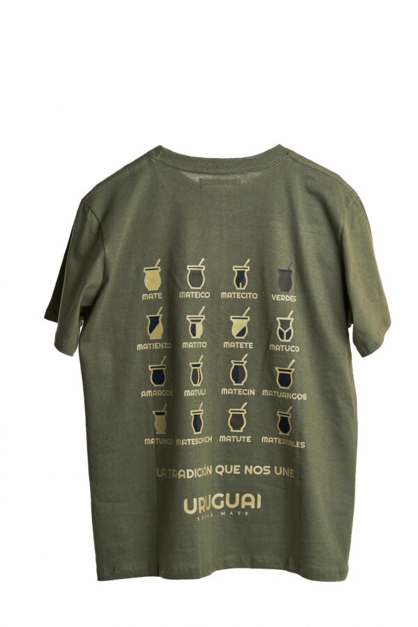 Remera verde espalda Remeras Uruguaí